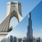 پرواز دبی تهران