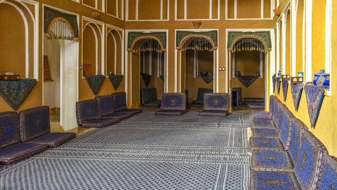 اقامتگاه سنتی گلشن میبد فضای داخلی اتاق ها