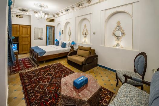 بوتیک هتل قصر منشی اصفهان فضای داخلی اتاق‌های استاندارد