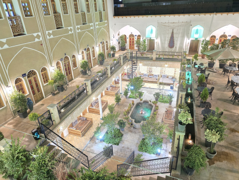 اقامتگاه سنتی سهروردی اصفهان فضای داخلی اقامتگاه