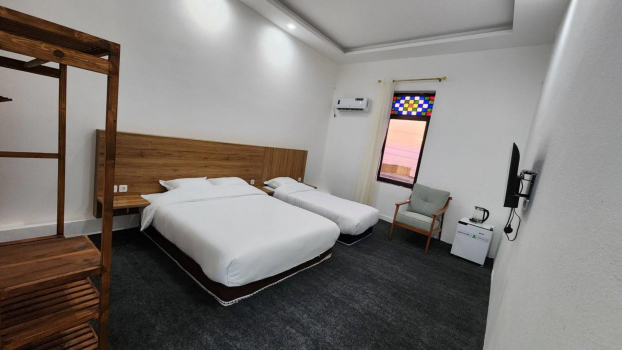 هتل زریا بندربوشهر فضای داخلی اتاق‌ها