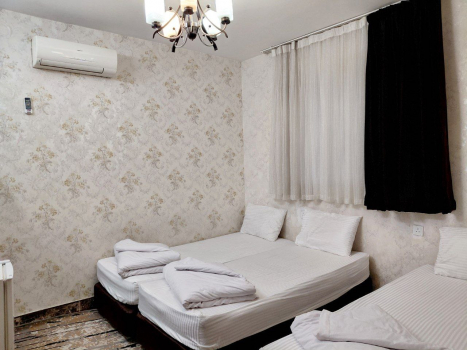 خانه مسافر آرش قم فضای داخلی سوئیت‌ها