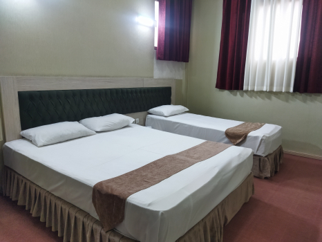 هتل سینا مشهد فضای داخلی اتاق‌ها