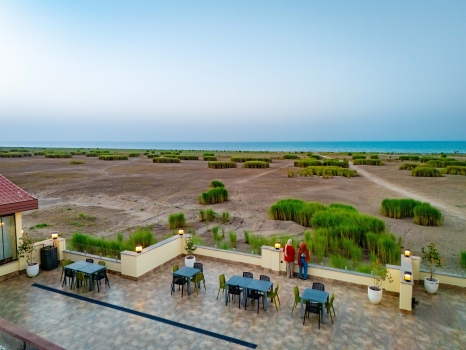 مجتمع گردشگری گیلاریا لاهیجان محوطه بیرونی