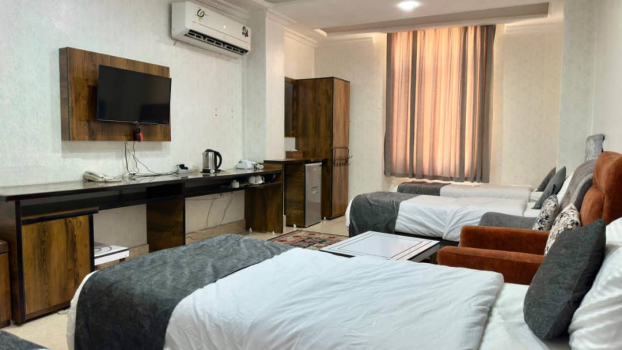 هتل حرا عسلویه فضای داخلی اتاق‌ها