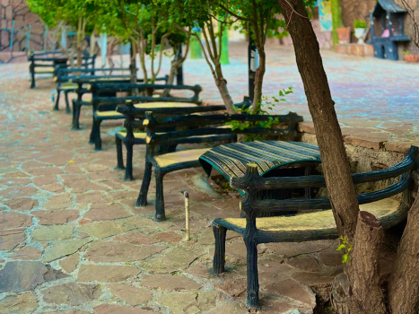مجتمع گردشگری حوض دال زاگرس یاسوج فضای محوطه