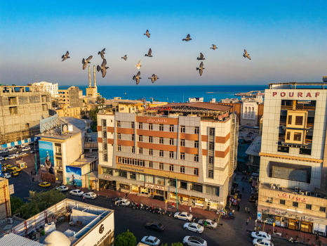 هتل ایران بندر عباس هتل ایران بندرعباس نمای بیرونی