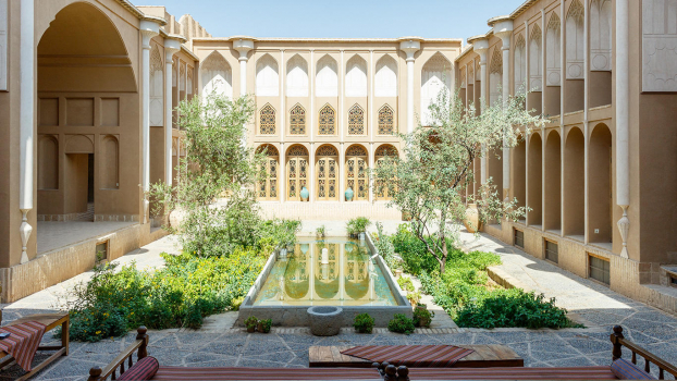 اقامتگاه بومگردی خانه سه نیک یزد اقامتگاه بومگردی خانه سه نیک یزد فضای داخلی اقامتگاه 1