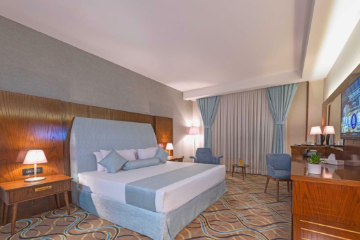 هتل قصرالضیافه قدس مشهد فضای داخلی اتاق‌ها