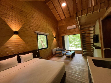 مجموعه میزبان جنگلی سواد کوه فضای داخلی اتاق‌های دوبلکس