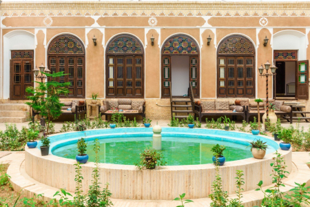 نمای هتل سنتی رز یزد