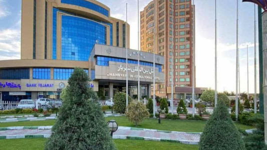 نمای هتل شهریار تبریز