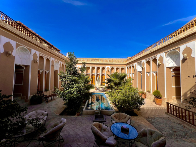 اقامتگاه سنتی دالان یزد فضای داخلی اقامتگاه 1