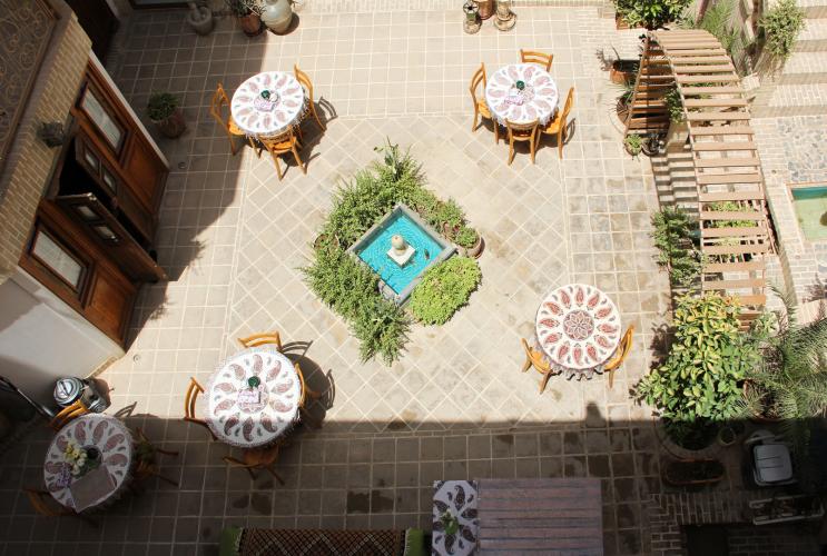 اقامتگاه سنتی معمار کاشان فضای داخلی اقامتگاه