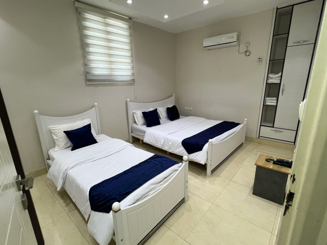 هتل آپارتمان سپنتا بندربوشهر فضای داخلی اتاق‌ها