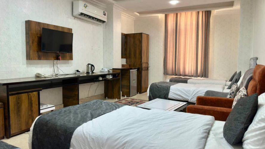 هتل حرا عسلویه فضای داخلی اتاق‌ها