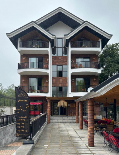 خانه مسافر مازیار کلاردشت نمای بیرونی