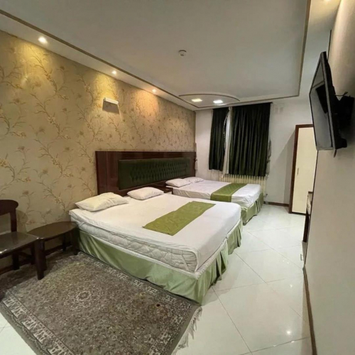 هتل آپارتمان پارادایس مشهد فضای داخلی اتاق‌ها