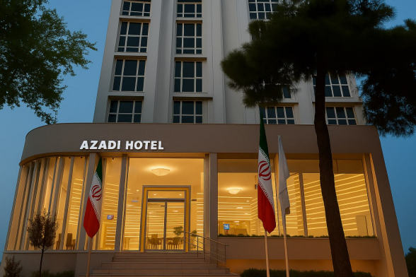 هتل آزادی خرم آباد نمای بیرونی