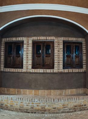 اقامتگاه بوم‌گردی خانه حقیقت یزد فضای محوطه