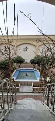 مهمانسرا بنیاد یزد فضای محوطه مهمانسرا بنیاد یزد فضای محوطه