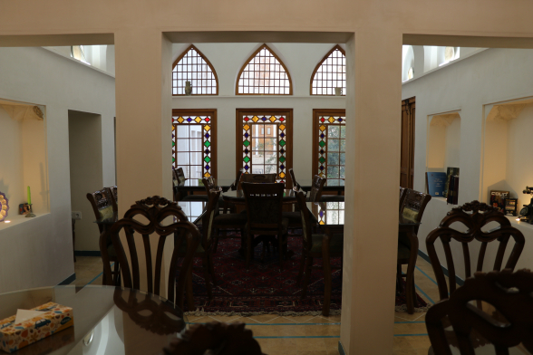 خانه مسافر نفیس کاشان فضای داخلی خانه مسافر نفیس کاشان فضای داخلی