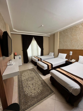 خانه مسافر همتا مشهد فضای داخلی اتاق‌ها