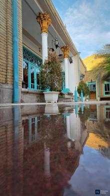 اقامتگاه بوم‌گردی سرای سنتی هاتف اصفهان فضای محوطه