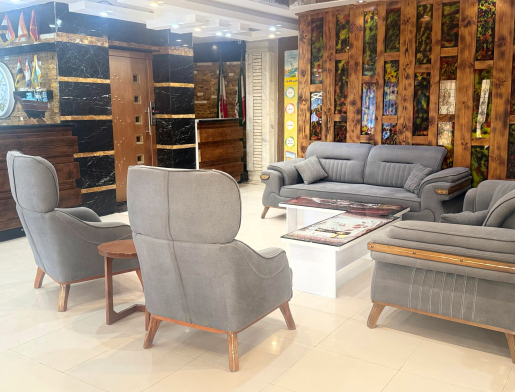 هتل نخل هنگام قشم نمای لابی هتل