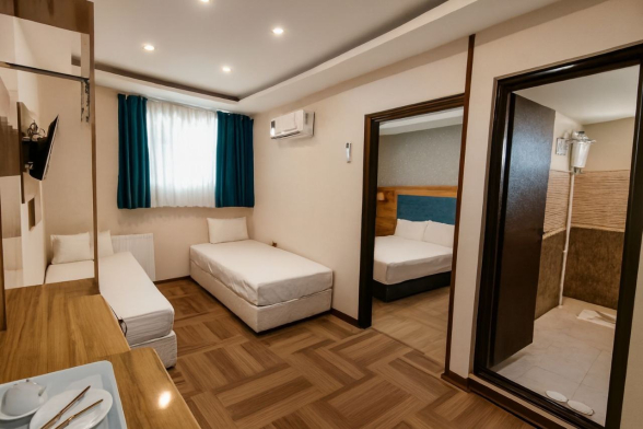 هتل قصر نادری قم فضای داخلی اتاق‌ها