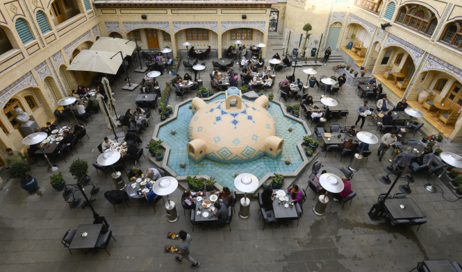 هتل گران میراث رشیدیه تهران محوطه داخلی هتل گران میراث رشیدیه تهران محوطه داخلی