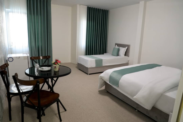 هتل ایران زمین تهران فضای داخلی اتاق‌ها