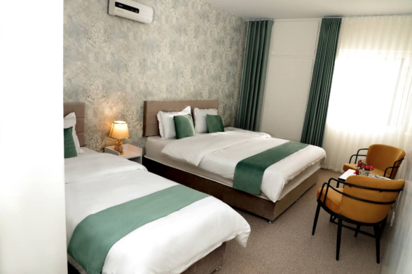 هتل ایران زمین تهران فضای داخلی اتاق‌ها