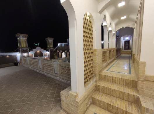 اقامتگاه شمسه آران و بیدگل محوطه بیرونی اقامتگاه شمسه آران و بیدگل محوطه بیرونی