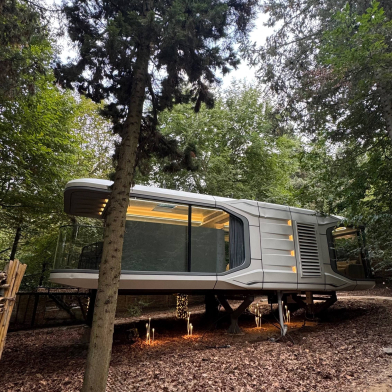 مجتمع گردشگری دهکده جنگلی ماکان ساری نمای بیرونی