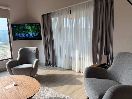 مجتمع گردشگری دهکده جنگلی ماکان ساری فضای داخلی