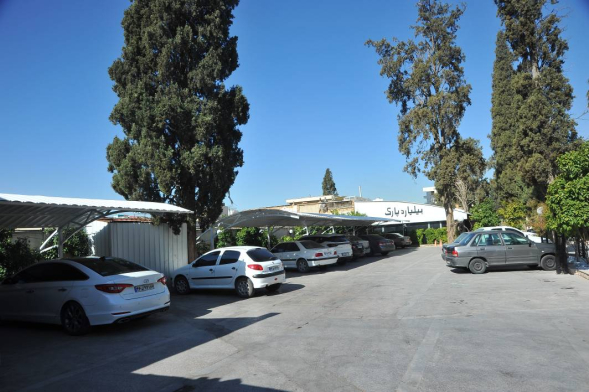 هتل پارک سعدی شیراز محوطه