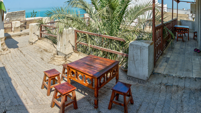 اقامتگاه سنتی مان همیشه سبز بوشهر فضای داخلی اقامتگاه 2