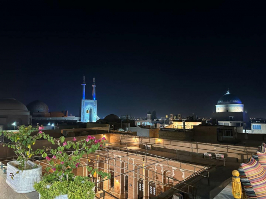 هتل شرق یزد نمای بام هتل هتل شرق یزد نمای بام هتل