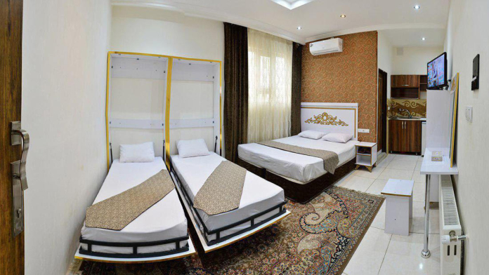 هتل آپارتمان سارینا مشهد فضای داخلی اتاق‌ها