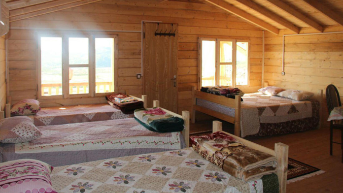 هتل نگین مرزیکلا فضای داخلی کلبه ها