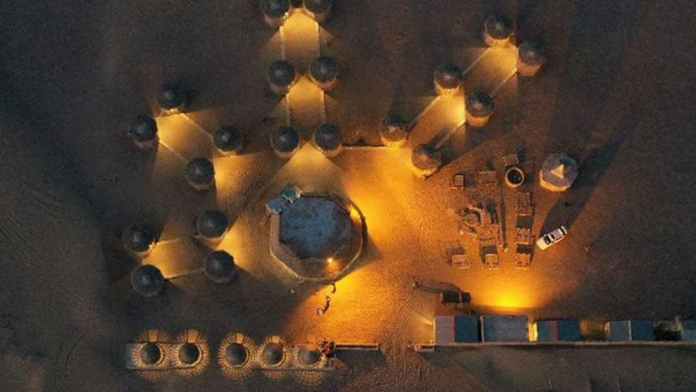 مجتمع گردشگری کمپ صحرا نوردی هفت سنگ یزد فضای داخلی کمپ 4