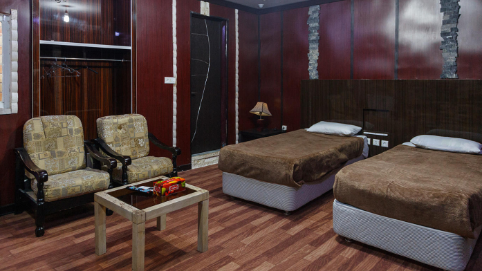 هتل نخل زرین قشم اتاق دو تخته تویین