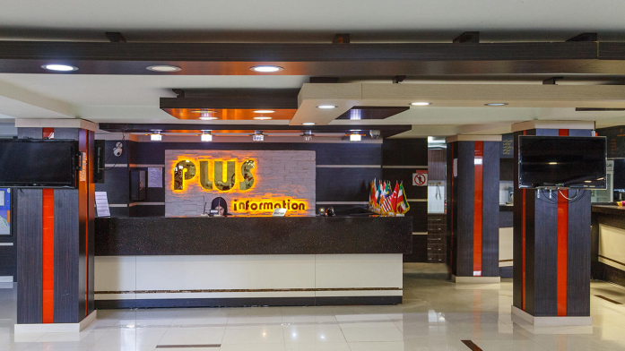 هتل آپارتمان پلاس قشم پذیرش هتل آپارتمان پلاس قشم پذیرش