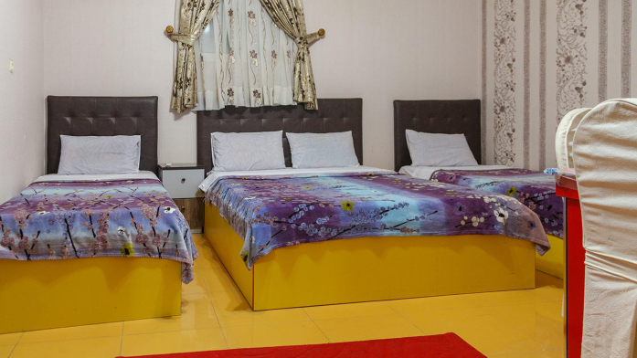 هتل آسمان قشم اتاق چهار تخته