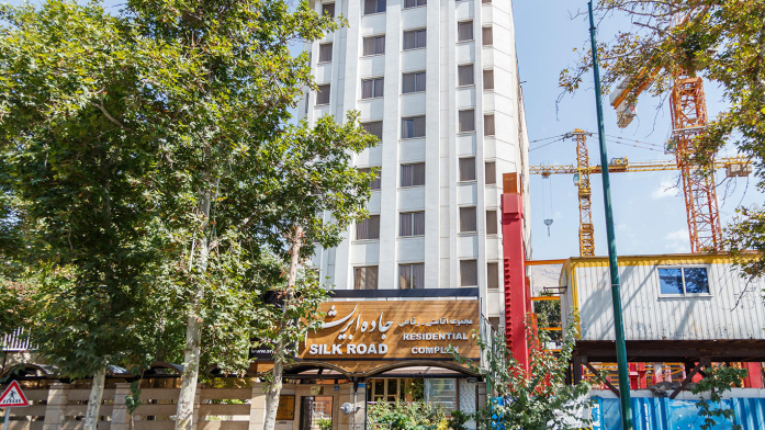 هتل آپارتمان جاده ابریشم تهران نمای بیرونی 2