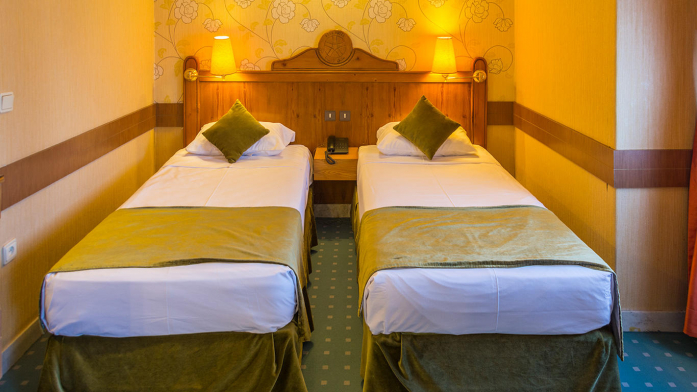 هتل آسیا مشهد اتاق دو تخته تویین 1 هتل آسیا مشهد اتاق دو تخته تویین 1