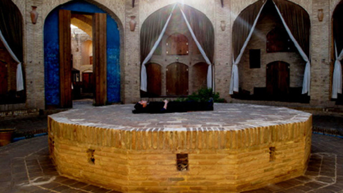 کاروانسرای زین الدین مهریز یزد فضای داخلی اقامتگاه 4 کاروانسرای زین الدین مهریز یزد فضای داخلی اقامتگاه 4