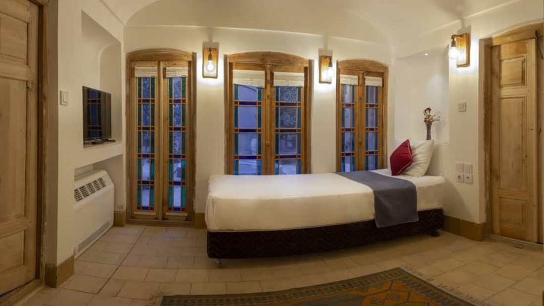 اقامتگاه سنتی شاه ابوالقاسم یزد اتاق یک تخته اقامتگاه سنتی شاه ابوالقاسم یزد اتاق یک تخته