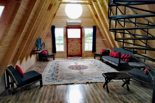 کلبه سوئیسی دو خوابه شاملی سیاهبیل - خالسرا